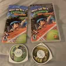 Sony PSP UMD Movie  Game Lot Hot Shots Tennis  Gridiron Gang Bundle Nice  