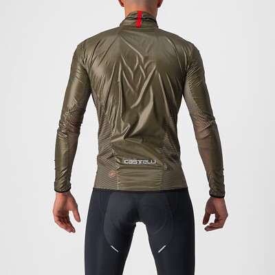 Castelli ARIA SHELL Windproof Cycling Wind Jacket : MOSS BROWN | eBay