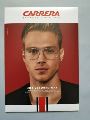 CARRERA MALE OPTICAL FRAME IMAGE COUNTERCARD POSTER MEDIUM SIZE 11.6'' X 8.2'' 