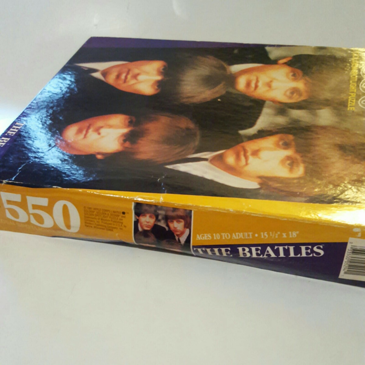 The Beatles Vintage Golden Spotlight Puzzle 550 Piece SEALED The Beatles Vintage Golden Spotlight Puzzle 550 Piece SEALED