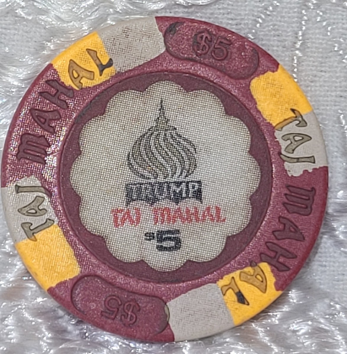 Trump Taj Mahal $5 Casino Chip Atlantic City New Jersey | eBay