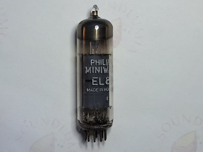 1x Valvo EL84 6BQ5 - Philips labeled - Hamburg 1962 rX3 - NOS