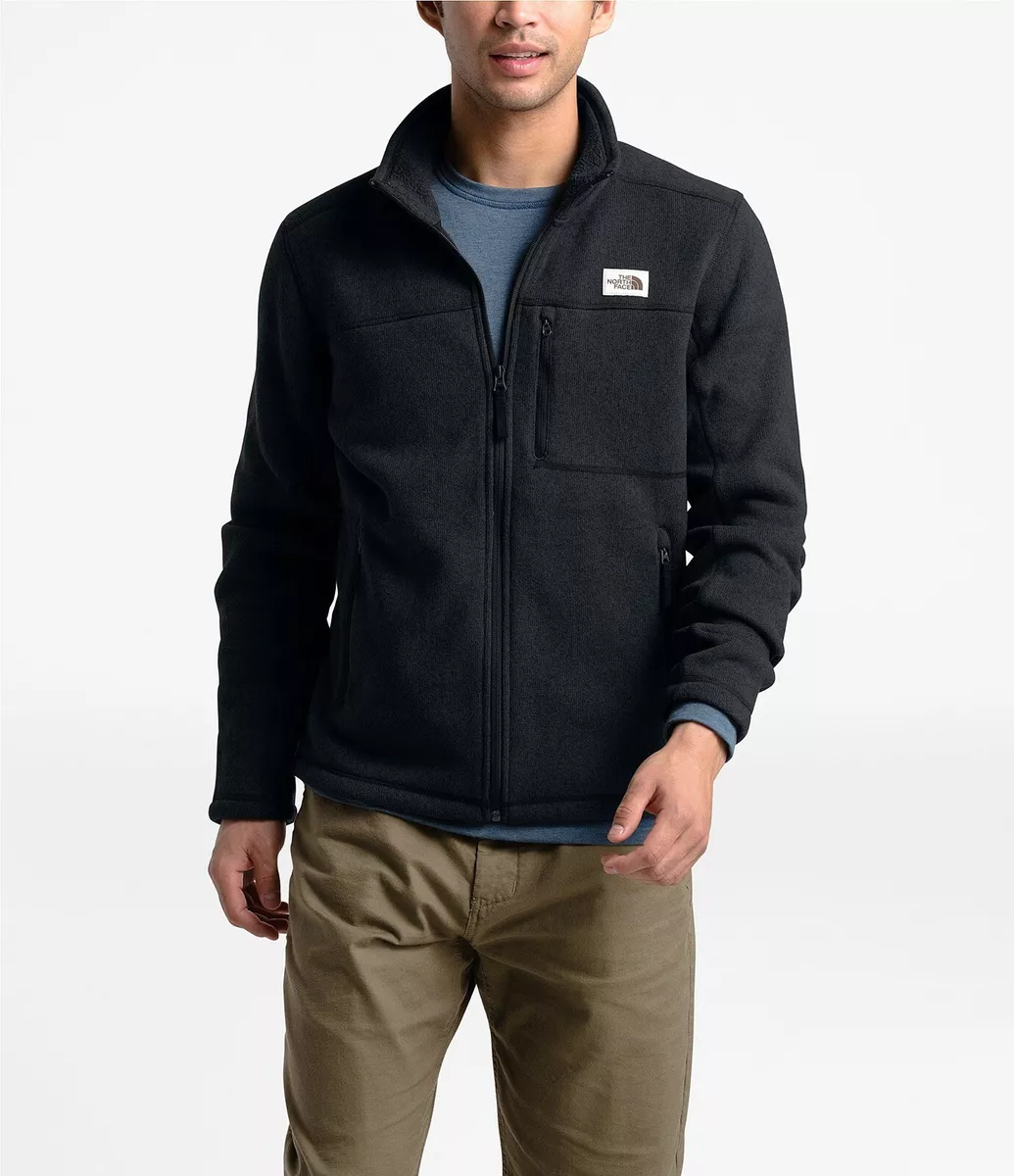 NEW The North Face Gordon Lyons Full Zip Fleece Jacket- Black ...