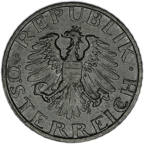 AUSTRIA coin 5 Groschen 1948 Extremely Fine - Picture 2 of 7