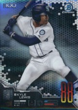 2019 Bowman Chrome Scouts Top 100 #BTP-88 Kyle Lewis Seattle Mariners Baseball
