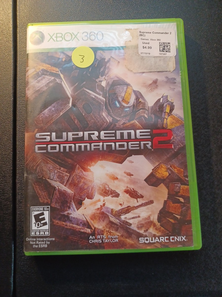 Xbox 360 Supreme Commander 2, CIB With Manual