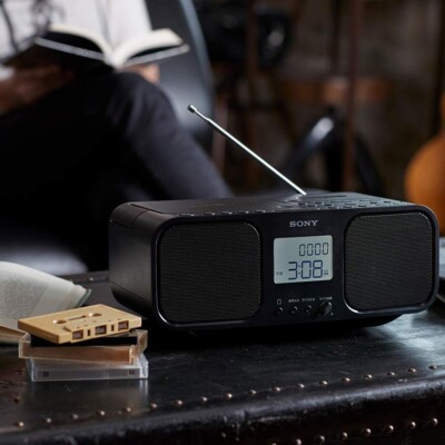 SONY CFD-S401 CD Radio Cassette Player FM / AM / Wide FM Large LCD