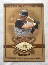 Luis Gonzalez 2001 SP Game Bat Edition Milestone Piece of the Action Relic #M-LG
