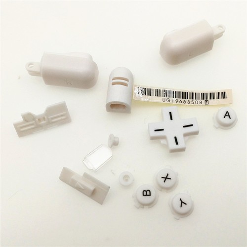 Conjunto de cubierta de bisagra de gatillo blanca D-Pad A B X Y para Nintendo DS Lite DSL NDSL - Imagen 3 de 3