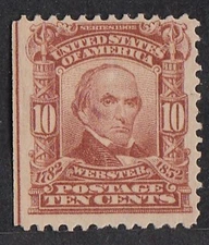USA 1903 MNH 10c DANIEL WEBSTER