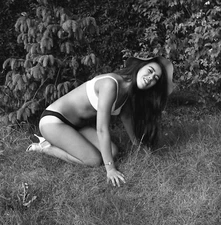1960s Negative-sexy brunette pinup girl-Girls of Scandinavia n324634