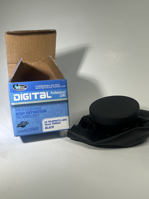 Digital Visions 2x Telephoto Lens 58mm (Black)