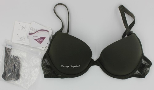 Nuevo con etiquetas Sujetador con aros acolchado "Shape Allure", verde oscuro, 32C, Italia - Imagen 1 de 9