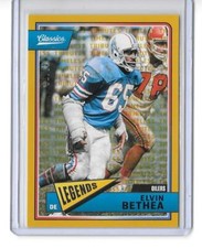 2018 CLASSICS NFL #126 ELVIN BETHEA 43/99 GOLD LEGENDS TIMELESS TRIBUTES,OILERS