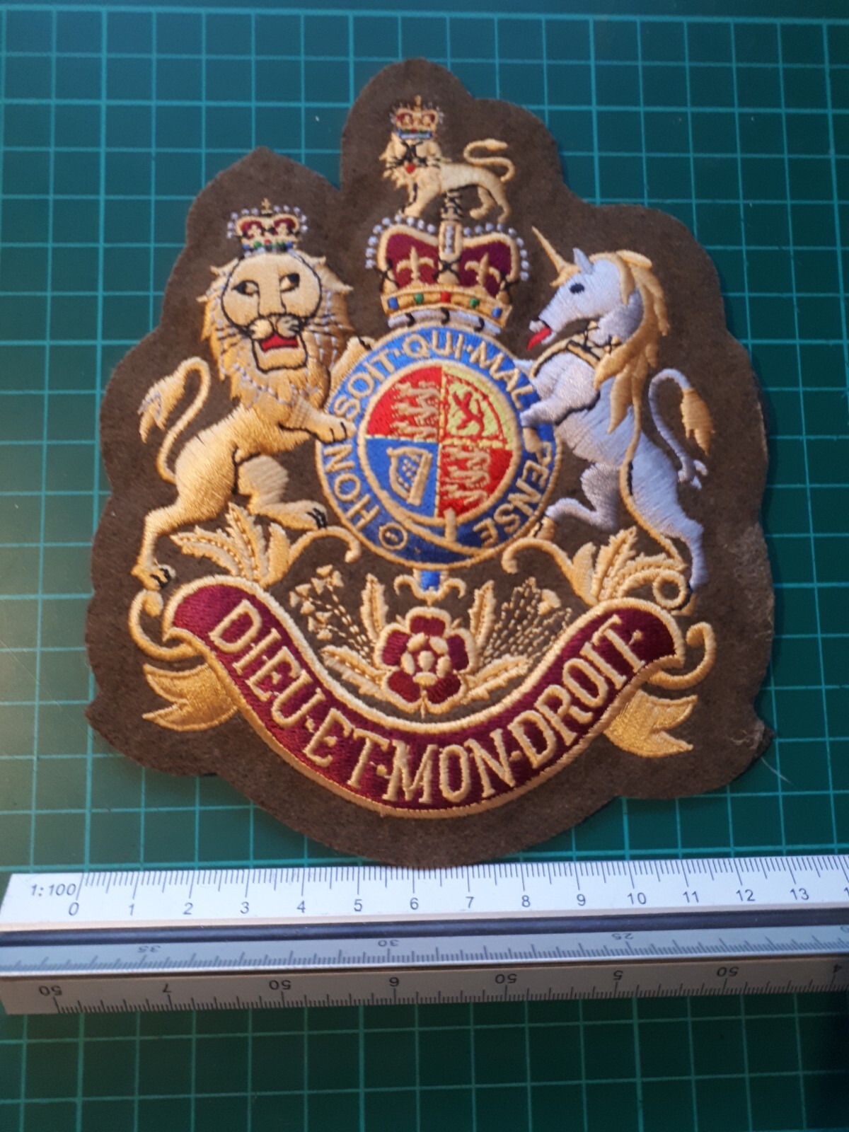 British Army Guards Pattern Large RSM rank insignia badge eBay