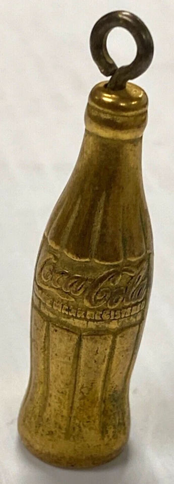 Vintage Coca Cola Bottle Charm Pendant Gold Plated (FC92A-1Q1884 - Image 4 of 4
