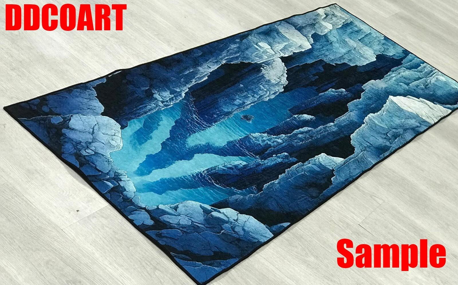 3D Rug, Optical Illusion, Runner Rug, Illusion Carpet, Deep Sea Rug ...