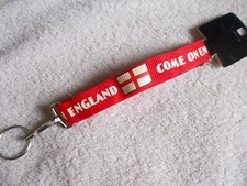 New "COME ON ENGLAND" red sports lanyard for IDs, Mobiles, tickets etc - BNWT