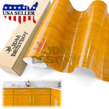Gloss Matte 60 Wood Grain Vinyl Wrap Sticker Decal Car Home Kitchen Decoration