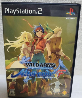 PS2 PlayStation 2 WILD ARMS Alter code: F Japanese Games With Box