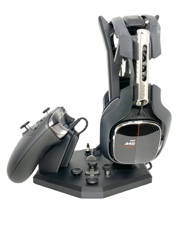 Xbox Elite Controller Series 2 & Headphone Stand Combo Charging Desk Dock Mount - Image 4 of 4