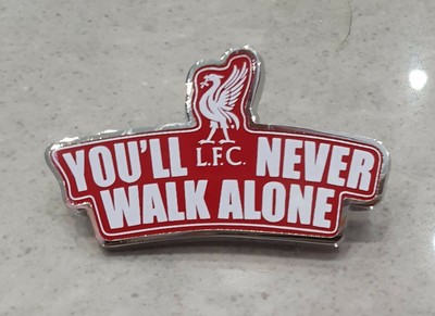 Projetobelaforma Com Br Red And White You Ll Never Walk Alone With Liverbird Liverpool Pin Badge Sports Memorabilia Football Badges Pins