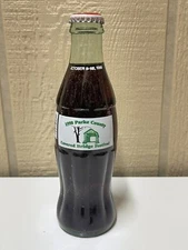1998 PARKE COUNTY COVERED BRIDGE FESTIVAL 8 OUNCE GLASS COCA - COLA BOTTLE FULL