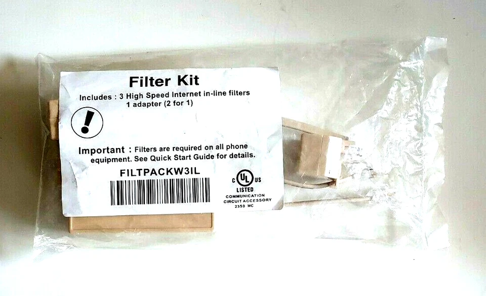 SUTTLE High Speed Internet In Line Filters 3 & 1 Adapter All New - Image 2 of 4
