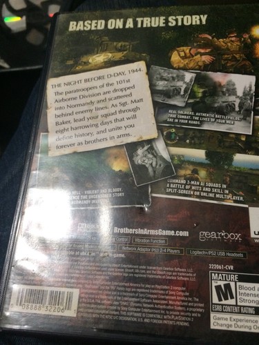 BROTHERS IN ARMS: ROAD TO HILL 30 Sony PlayStation PS2 Game Complete CIB - Picture 4 of 4