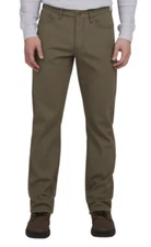 WeatherProof Men's  Vintage Stretch Canvas Fleece Lined Pant Blue,Green,Wheat