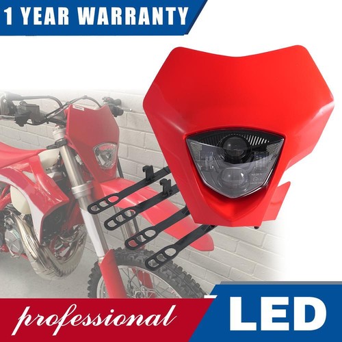 For GasGas EC250-EC300-EC350 2021-2023 Red Motorcycle LED Headlight Front Lamp