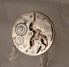 SWISS POCKET WATCH MOVEMENT LANGENDORF STRATFORD OPEN FACE 12s POCKET WATCH