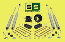 2.52 Lift Kit 4 Shocks Fits 94-02 Dodge Ram 25003500 4wd With 2.5 Wide Leafs 2.52 Lift Kit 4 Shocks Fits 94-02 Dodge Ram 25003500 4wd With 2.5 Wide Leafs