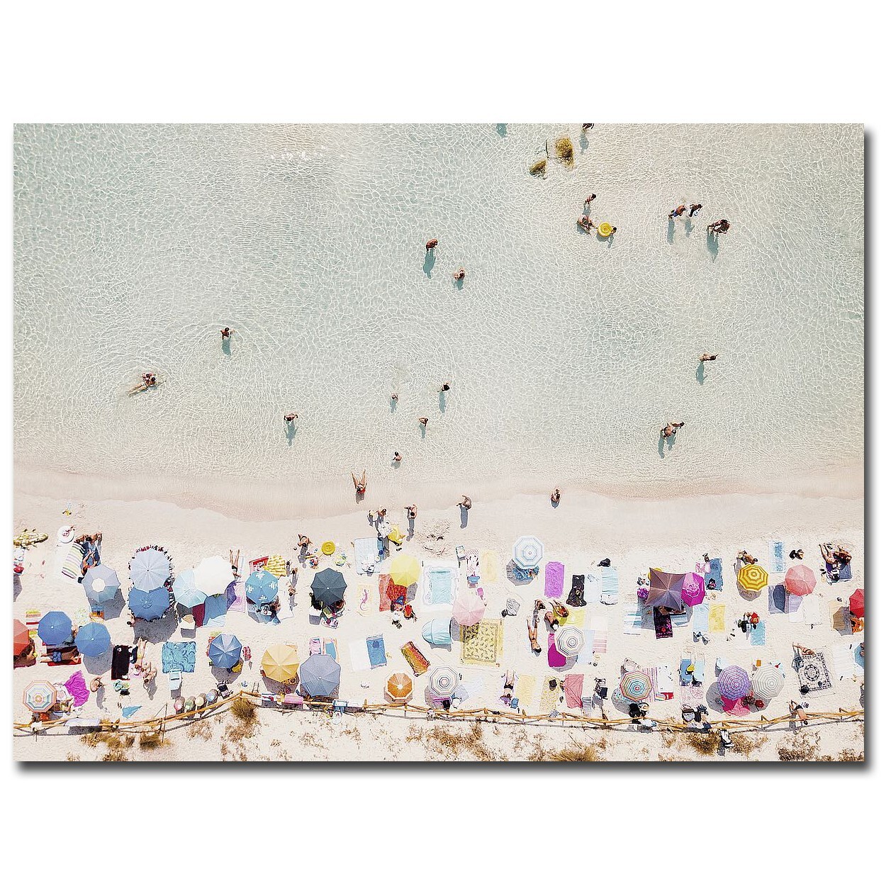 Krista Rutarartwork Ventura by Krista Broadway Gallery-Wrapped Canvas Giclee Artwork (12 in ...
