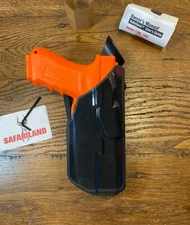 Safariland 7390 ALS Lev I Gloss RH Duty Holster: GLOCK 17 22 (ALL GENS) w/ LIGHT