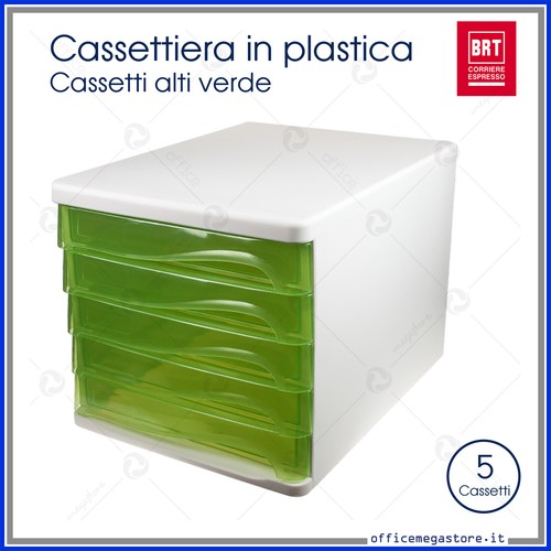 cassettiera organizer da tavolo scrivania per ufficio in plastica 3 4 5  cassetti | eBay