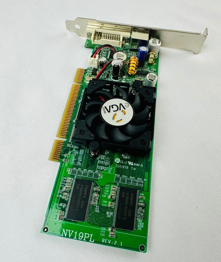 EVGA 128-P1-N309-BX GEFORCE FX5200 128MB 64-Bit DDR PCI Low Profile Video Card - Image 2 of 4