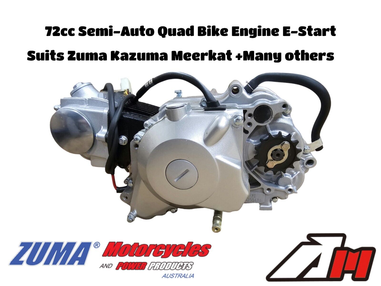 70cc Quad Bike Engine E-Start Semi Auto