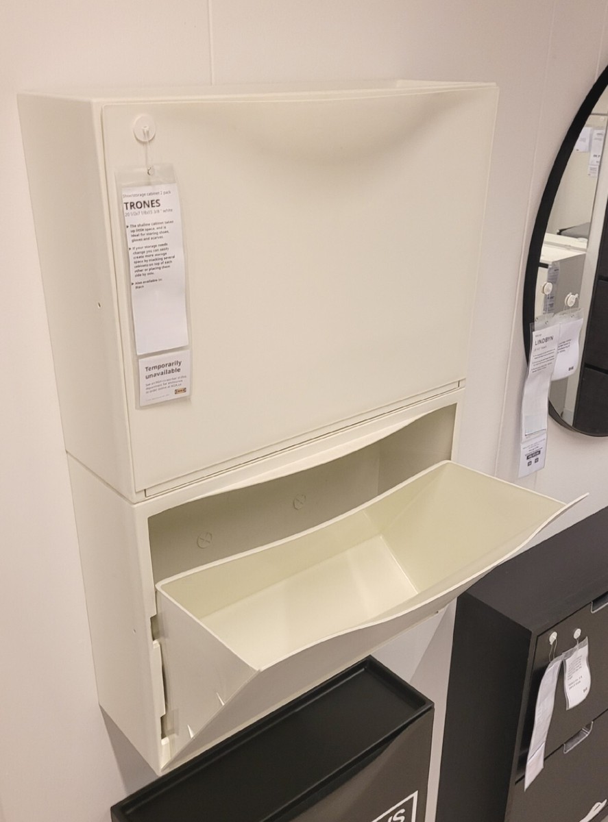 Trones Shoe Storage White Matttroy