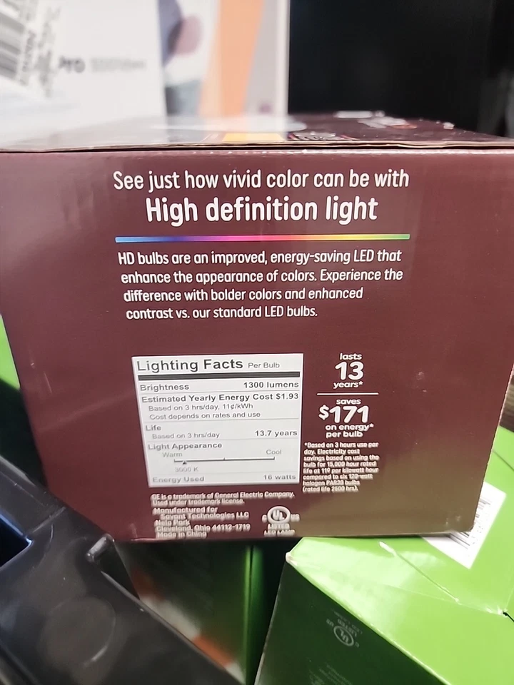 GE CURRENT LED16DP389CWW-2P LED Bulb,PAR38,2700K,1300 lm,16W,PK2 - Image 4 of 4