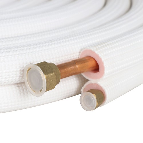 25 Fuß 1/4 Zoll - 1/2 Zoll Durchmesser Einbauset passend für Mini Split Wärmepumpensysteme - Bild 5 von 13