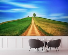 3D Green Hillside Trail B31 Wallpaper Wall Mural Self-adhesive Alius Herb Amy 23