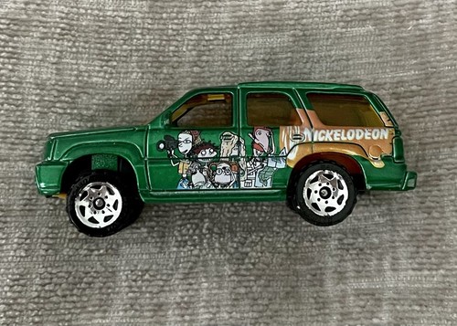 Matchbox Green Cadillac Escalade Nickelodeon Cartoons 2002 Diecast 1:64 - Picture 8 of 9