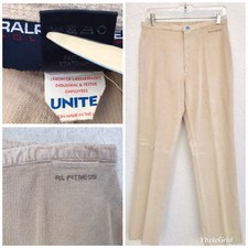 Ralph Lauren Vintage Women's 10 Stretch Corduroy POLO SPORT Beige Pants
