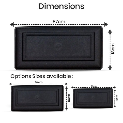 Plant Pot Saucer Plastic Garden Window Box Water Base Tray Plant Saucers - Picture 12 of 14