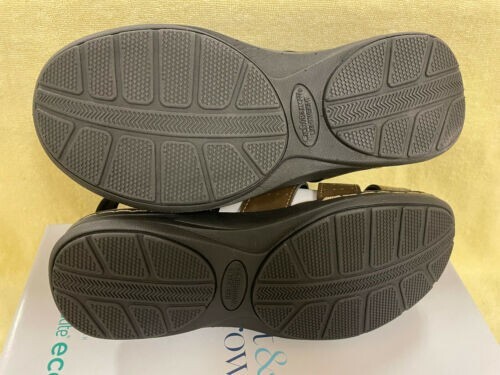 New Croft & Barrow Rupert Mens Size 8 Fisherman Sandals Brown Cushioned Footbed | eBay