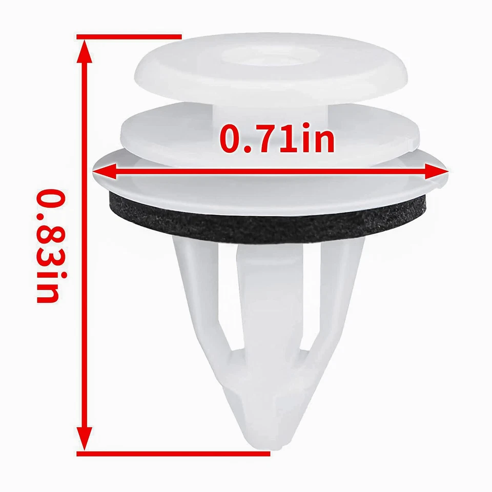 100Pcs New Door Panel Clips For BMW 3/5/7 E34 E36 E38 E39 E46 X5 M3 M5 Z3 - Image 2 of 4