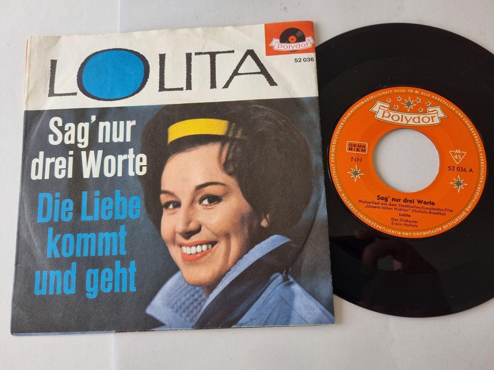7"" Single Lolita - Sag' nur drei Worte Vinyl Germany