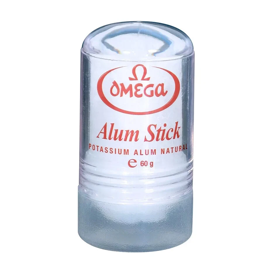Omega Natural Alum Stick Roll on Deodorant for under arm Men Women Made in Italy - Imagem 2 de 2