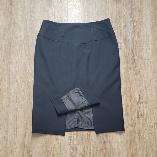 Emma James Petite Knee Length Straight Office Skirt Sz 6P Lined Stretch - Picture 6 of 6